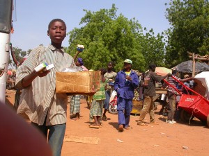 Paisaje típico de Burkina Faso